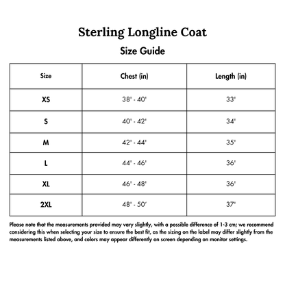 Sterling Longline Coat