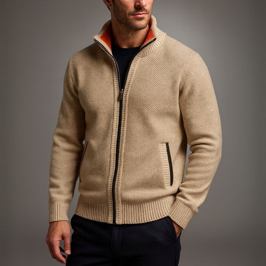 Theo Zip Cardigan