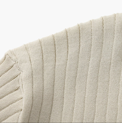 Men’s Ribbed Knit Polo