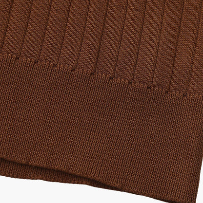 Men’s Ribbed Knit Polo